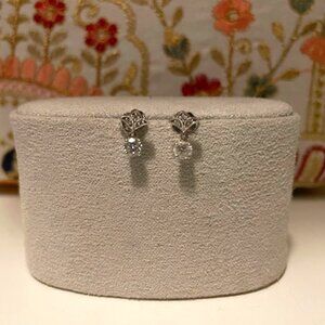 Brilliant Earth 18K White Gold "VERA" Earrings .5 ct TW